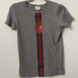 Gucci tee, gray, worn once